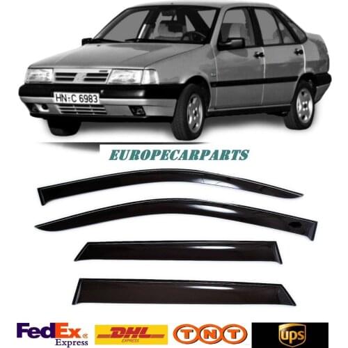 For Fiat Tempra Sd 1990-1998 Window Visors Side Sun Rain Guard Vent Deflectors 4 pieces