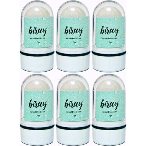 6X Antiperspirant Stick Alum, Natural Deodorant For Man And Women - 70g