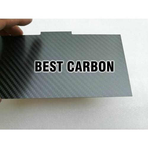 98mm x 201mm x1mm Twill matte 3K carbon fiber plate ,carbon fiber sheet , carbon fiber pannel, cfk STAB , crp sheet