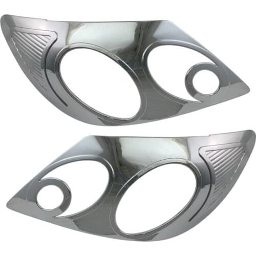 ABS Chrome Plated Car Headlight Shade 2006 for Toyota FORTUNER Headlight Decorative Frame