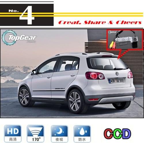 Car Camera For VW Volkswagen Golf Plus / CrossGolf Cross Golf High Quality Rear View Back Up Camera For TopGear Fans | CCD + RCA