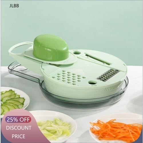 Multi-Function Shredder Household Vegetable Asphalt Tool Kitchen Stainless Steel Blade Mandoline Slicer Potato Carrot Cucumber