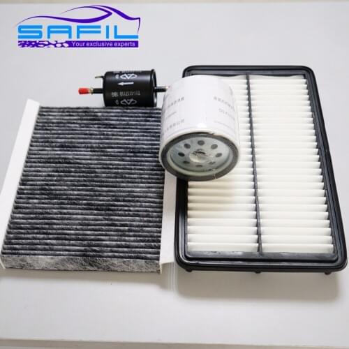 Set filters for 2014-2016 chery Tiggo 5 2.0 air / cabin air condition / fuel / Oil filter four filters quality