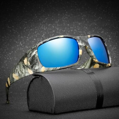 NOMANOV 2018 Summer Style Camo Sports Outdoor Driving Fishing Polarized Sunglasses Colorful Mirror Lenses