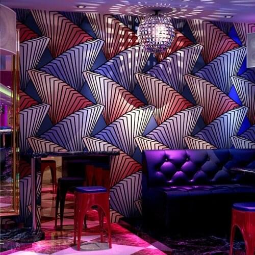 Ktv Wallpaper 3 d Reflective Flash Song Room Wallpaper Box Hotel Background Wallpape