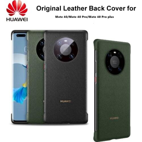 Original HUAWEI Mate 40/40 Pro Mate 40 Pro Plus PU Case Prevents Fingerprints Microfiber Fiber Leather Back Cover Official case