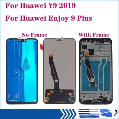 Original display For Huawei Y9 2019 JKM-LX1 LX2 LX3 LCD display Touch Screen Digitizer Assembly for Enjoy 9 plus Repair parts