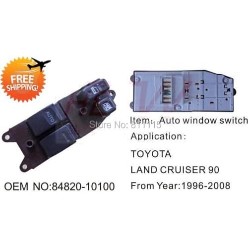 Power Window Regulator 84820-10100 for Toyota Camry ACV4, Car Window Switch Control Button, Free Shipping Master Switch