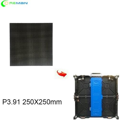 Cheapest rgb led matrix panel p3.91 250mm x 250mm, rental stage led wall led display module panel price p3.9