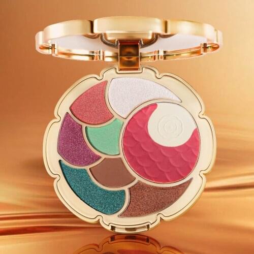Three Thousand Colors Koi Eye Shadow Plate Stereo Eye Touch-up Natural Highlight Blush Makeup Palette