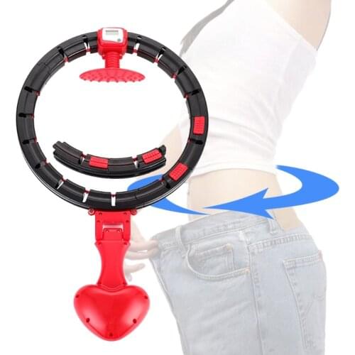 Smart Hula Circle LCD Digital Display Counter Lose Weight Slimming Circle Portable Fitness Sport Abdominal Training Ring Hot