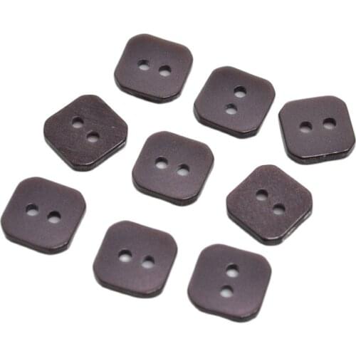 11mm 100pcs Brown Button For sewing Garments Apparel Sewing Buttons