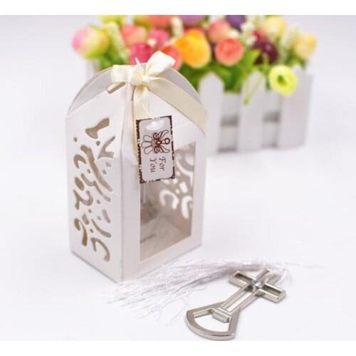 200pcs/lot Free Shipping New arrival Cross bottle opener Wedding bridal Shower baptism Party Favor Gift SN410