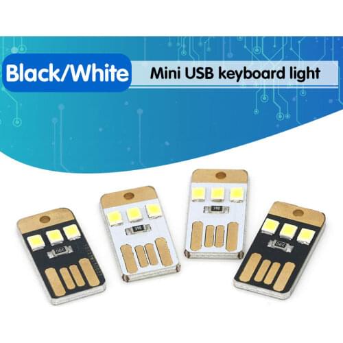 5pcs Mini super bright USB keyboard light notebook computer mobile power supply chip LED Nightlight free shipping