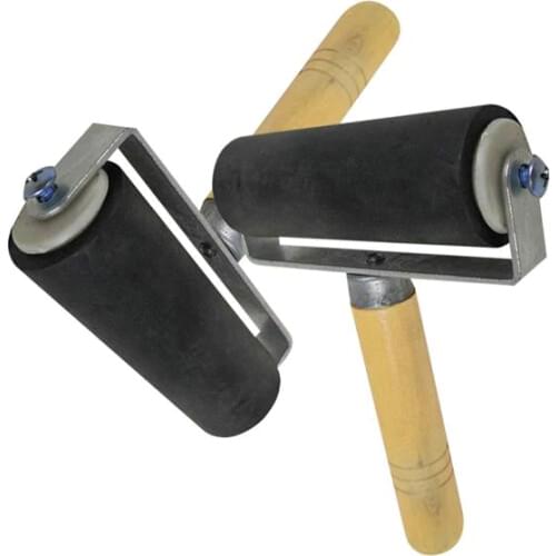 6cm Professional Rubber Roller Brayer Ink Painting Printmaking Roller Art Stamping Tool DIY Craft Tool For Kids