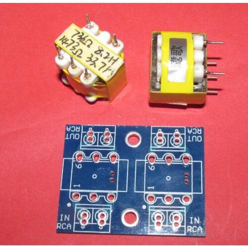 600Ω: 2K4 audio signal isolation transformer Permalloy boost 2 times voltage DC withstand voltage 500V PT-10