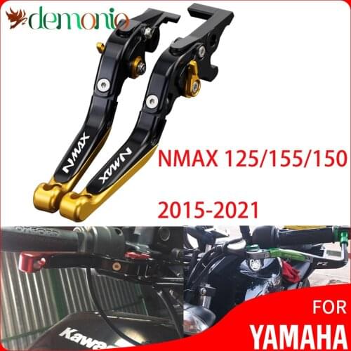 Motorcycle Accessories CNC Adjustable Brake Clutch Levers For Yamaha NMAX 125 155 150 2015 - 2021 N-MAX NMAX125 NMAX155 NMAX150