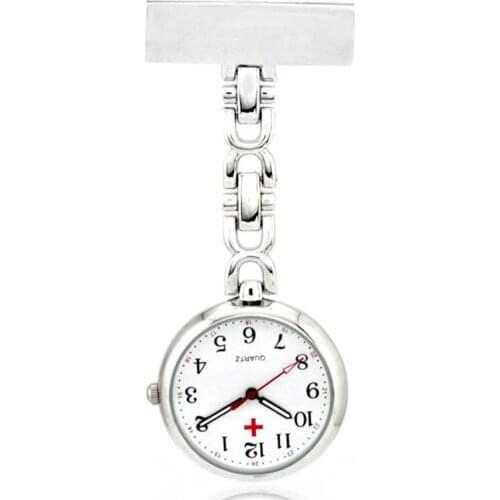 Newly Nurse Quartz Chest Pocket Watch Vintage Portable Simple Round Dial Pendant