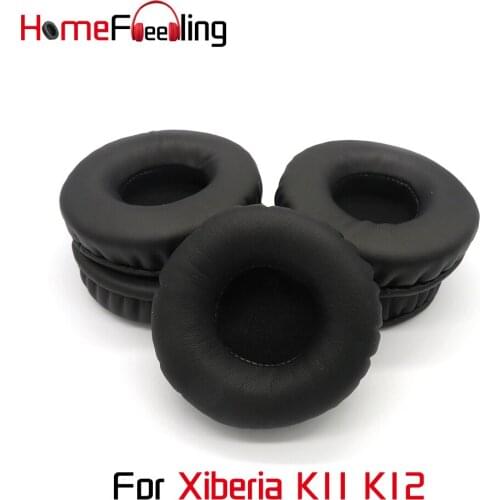 Homefeeling Ear Pads For Xiberia K11 K12 Earpads Round Universal Leahter Repalcement Parts Ear Cushions