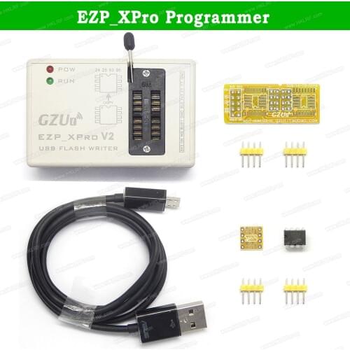 EZP_XPro Programmer USB Motherboard Routing LCD BIOS SPI FLA 24 25 93 95 Emulator Writer