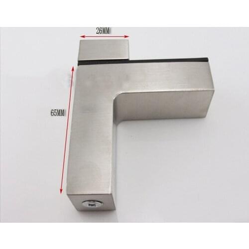 F Shape Zinc Alloy Glass Clamp Glass Holder Angle Clamp KF532