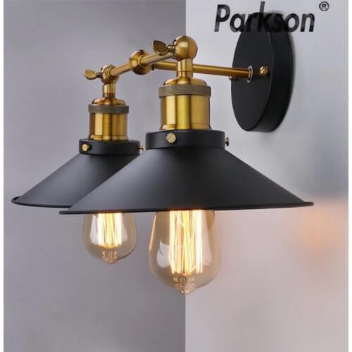 Lampara Wall Lamp Pared Wall Lights E27 85-265V Wandlamp Vintage LED Wall Lights Bar Lamps Mirror Light Loft Home Decorstion