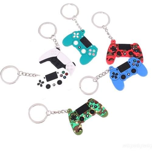 Cute Game Machine Keychain Gamepad Joystick Key Chain PS4 Game Console Keychains