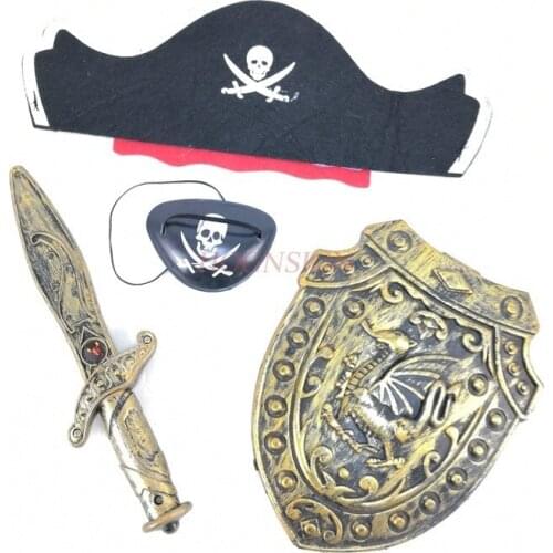 Toy Pirate Weapon Cap Child Weapon Sword Model Plastic Glow Toy Weapon Sword Child Toy Sword Boy Knives For Children 2021