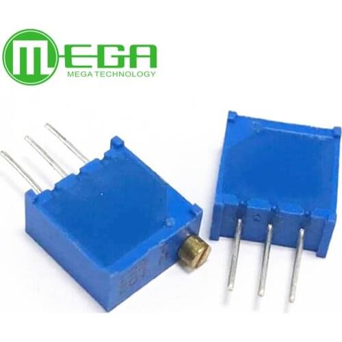 100PCS 3296W 100K 3296W 3296 100K OHM Trimpot Trimmer Potentiometer