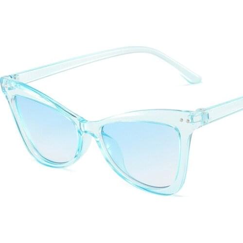 Fashion Small Frame Cats' Eye Sunglasses Retro Mitin Olive Green Sunglasses Female Cross-Border Personalized Glasses