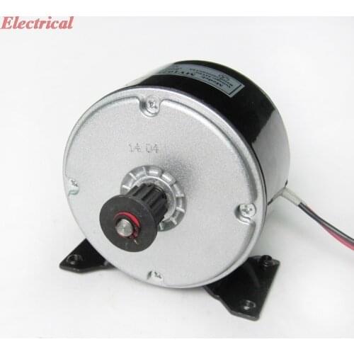 1pc 24V Electric Motor Brushed 250W 2750RPM Chain For E Scooter Drive Speed Control Pulley High Speed Motor