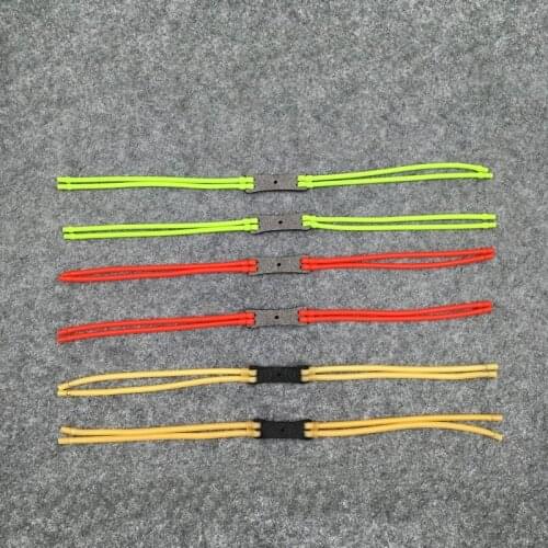 10Pcs/lot High Quality 4 Strips Rubber Bands 1842/1745/2050 For Slingshot Hunting Shooting Outdoors