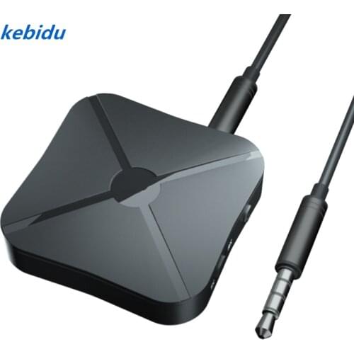 Kebidu Wireless Bluetooth Receiver Music AUX Transmitter 4.2 Adapter Audio 3.5mm Universal 2 in1 AUX For MP3 PC Smartphone PK B6