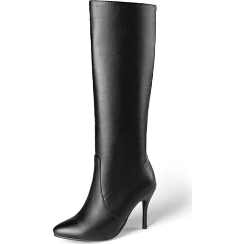 Big Size Pointed boots boots women woman winter boots women women shoes botas