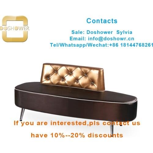 Doshower WT-3 sofa waiting chair design with modern salon reception sofa of pedicure shop salon waiting chair
