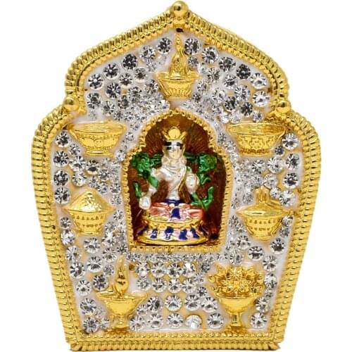 Feng Shui White Tara Home Protection Amulet W4111