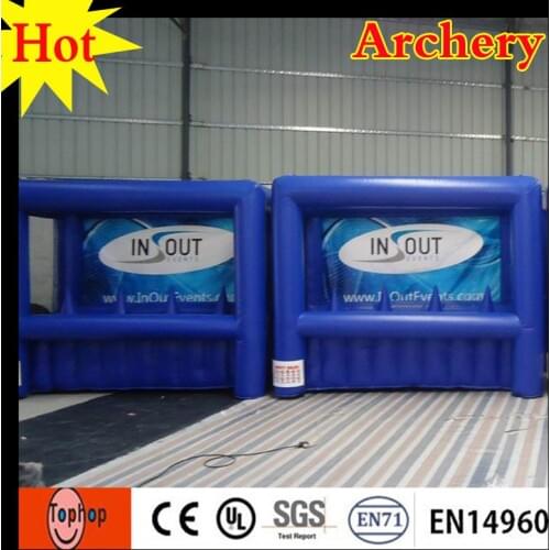 Inflatable archery tag target equipments used for arrow bows games 3*1.5*2.5m 0.55mm PVC tarpaulin