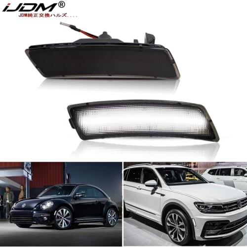 IJDM For Volkswagen Beetle (12-19) For Volkswagen Tiguan (18-21) Front Bumper Side Marker Light Lamp Turn Signal Light Lamp 12V
