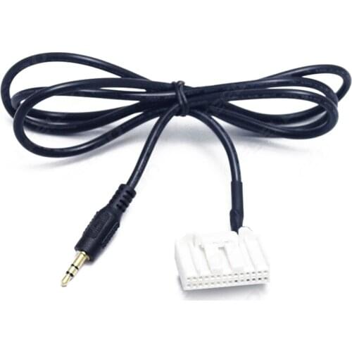 1 PCS Car Audio Radio 3.5mm Male 28Pin AUX INPUT Adaptor Cable For Toyota Camry RAV4 Reiz Corolla