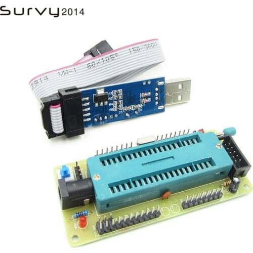AVR ATMEGA16 Minimum System Board ATmega32 + USB ISP USBasp Programmer For ATMEL