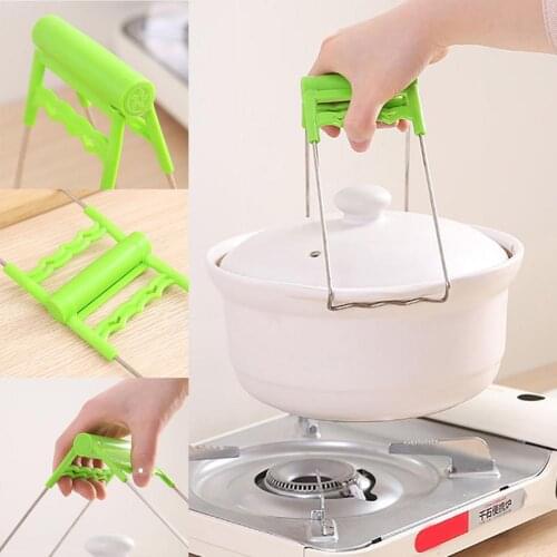 Multifunction Stainless Steel Hot Bowl Clip Anti-hot Pot Dish Holder Handle Steamer Heat Insulation Plate Tong Clamp Gripper