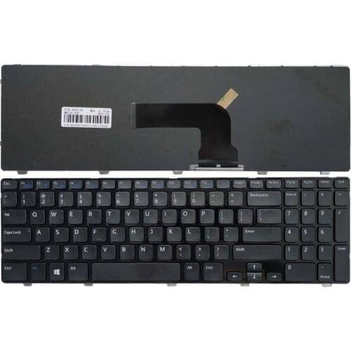 New for Dell Inspiron 15 3521 15R 5521 2521 3540 3000 US Black Keyboard with Frame