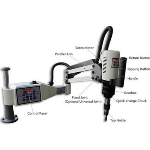 New Powerful M3-M16 Universal 360 Degree Angle Electric Tapping Machine 220V high quality H
