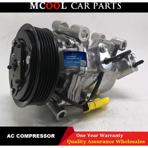 New AC Compressor air For citroen C-Elysee 2012 2013 2014 2015 For Peugeot 301 1.6L 9806599380 JSR11T602078 9676011680 3966364