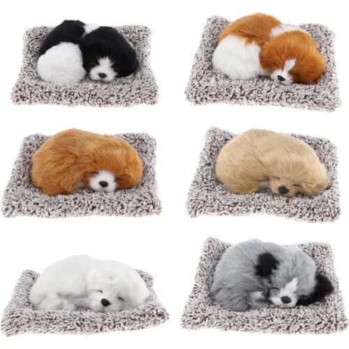 Plush Simulation Animals Breathable Ornament Dog Toy Kids Gift