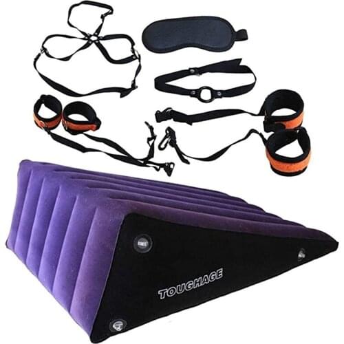 Spot G Position Aid Cushion For Adult Games Inflatable Sex Pillow Adult Sex Toys Body Position Cushion With BDSM Sex Bondage Set
