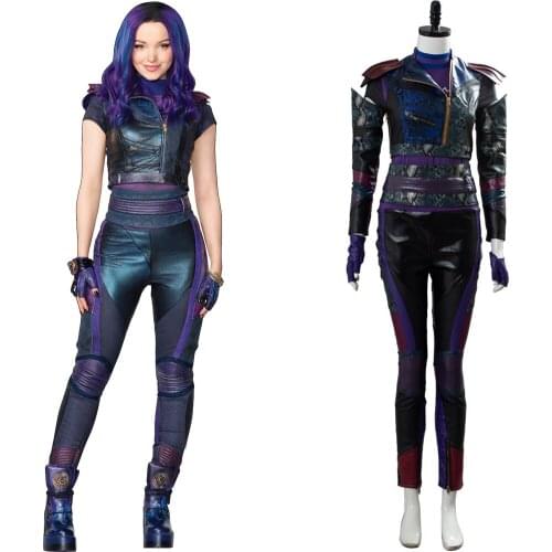 Full Set Descendants 3 Cosplay Mal Costume Outfit Uniform Halloween Carnival Costume Women Fancy Clothing women girl clothes
