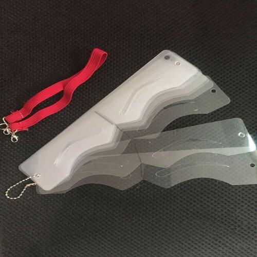 Professional 12 pairs different eyebrow stencil models eyebrow shaping makeup styles eyebrow stencils templates free shipping