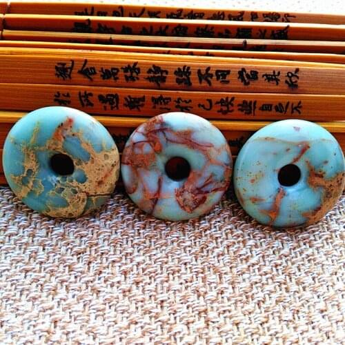 Natural Shoushan stone safety buckle pendant pure natural handmade DIY Star Moon Bodhisattva beads accessories accessories