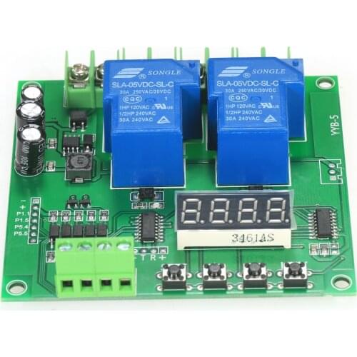 12V/24V 2-Channel Motor Driver Shield Board 30A LED Relay Module for Arduino Raspberry Pi